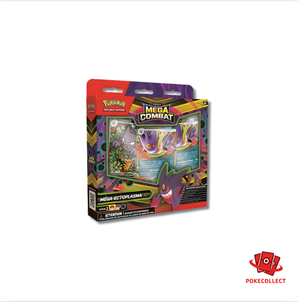 Deck Méga Combat - Méga Ectoplasma en français Poke Collect