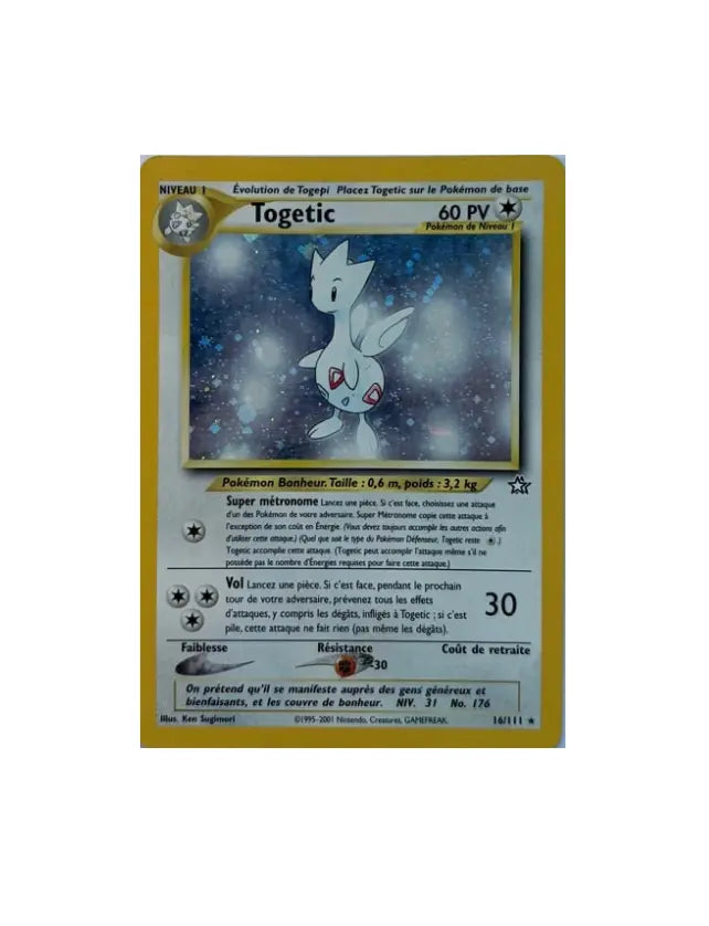 Togetic Holo - Neo Genesis Edition 2 (16/111) - FR Poke Collect