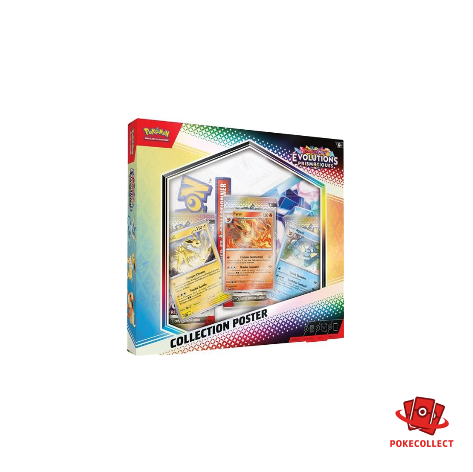 Coffret Poster Evolution Prismatique Poke Collect